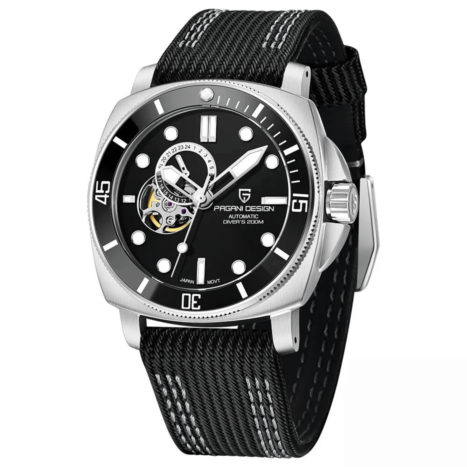 Relógio Masculino Pagani Design Fashion Sapphire Horizon - Horizon