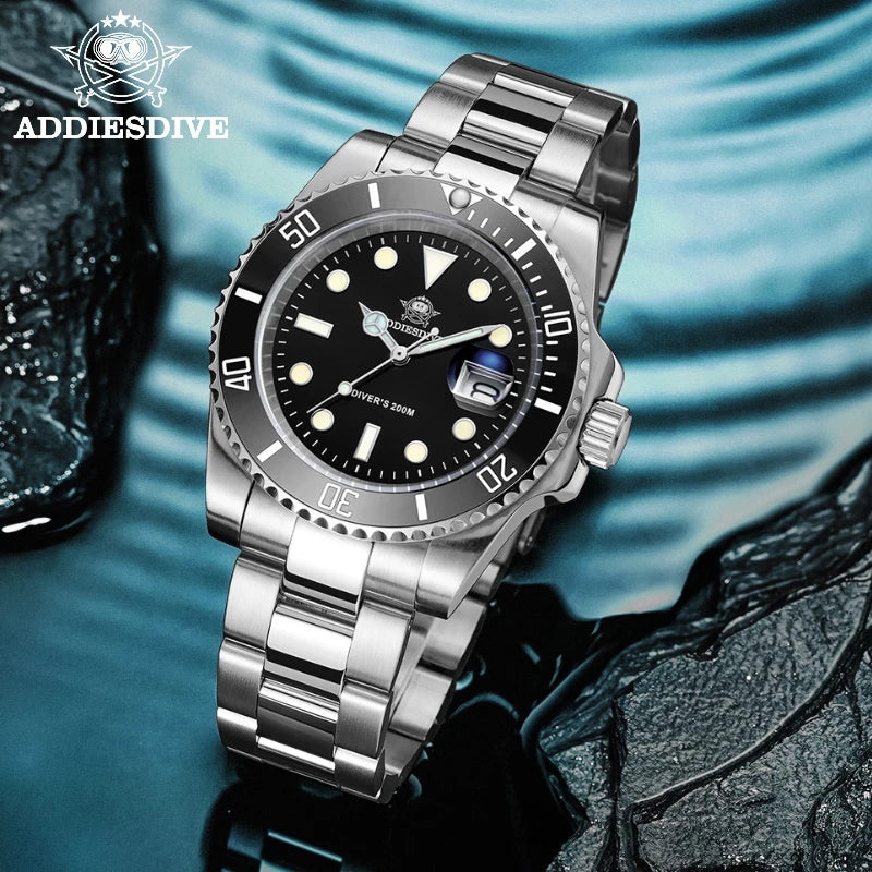 Relógio Masculino Addies Diver Horizon